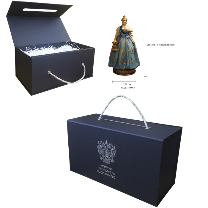 Statuette made of solid alder "Elizabeth Petrovna" from the collection "History of the Russian State"